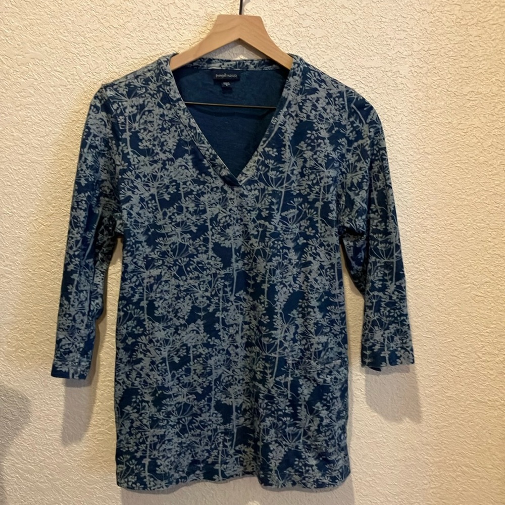 J Jill Pure Jill Indigo tunic Medium